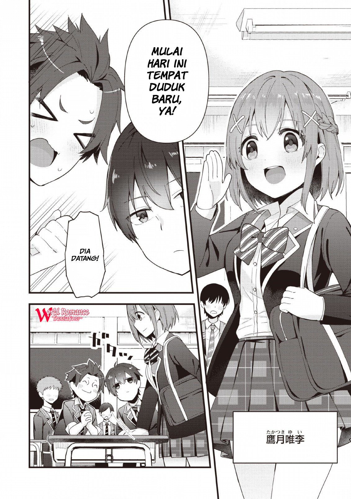 The Cute Girl Sitting Next to Me Is Trying to Make Me Fall in Love With Her as a Way to Ridicule Me, but the Tables Were Turned on Her Before She Knew It Chapter 01 Gambar 8